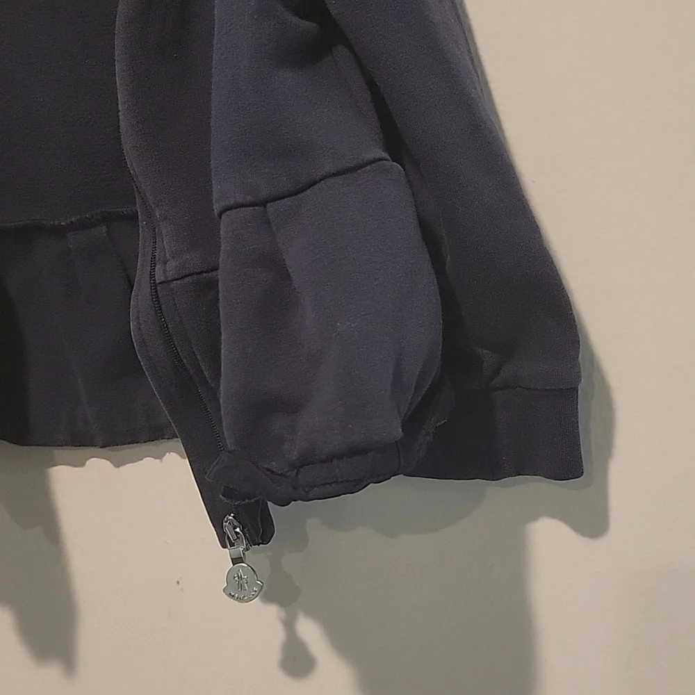 Moncler Jacket girls zip up patch kids baby girls Size 2 T Peplum